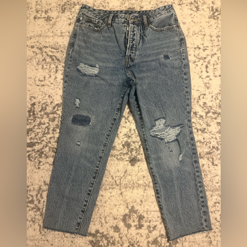 OLD NAVY OG STRAIGHT distressed jeans